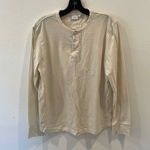 Onia men’s long sleeves Henley